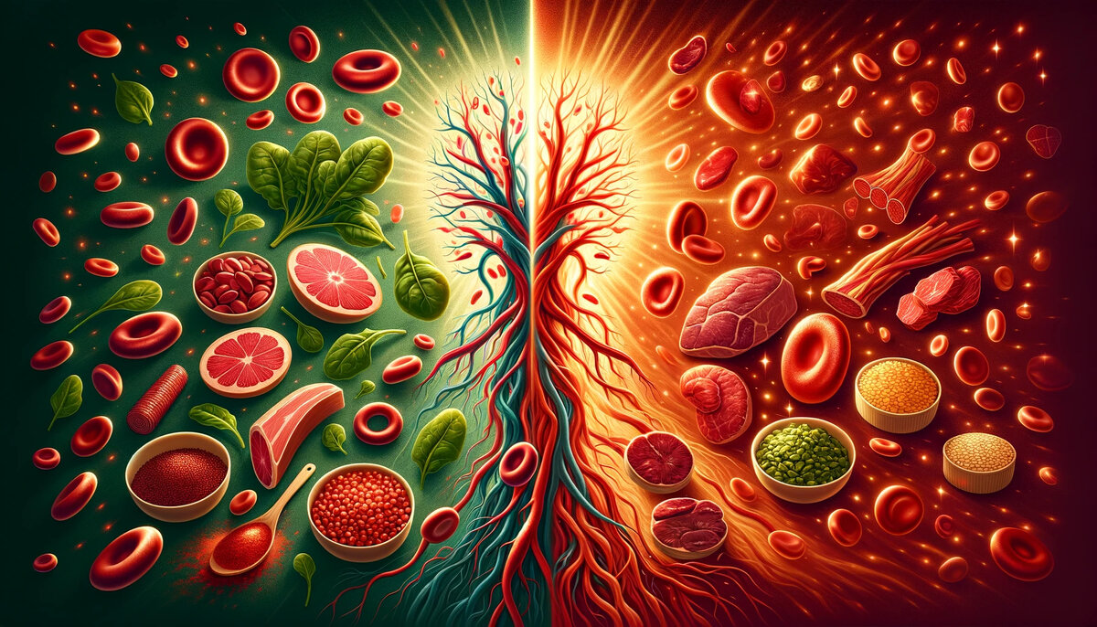 Диета для восполнения дефицита железа в исполнении DALEE 