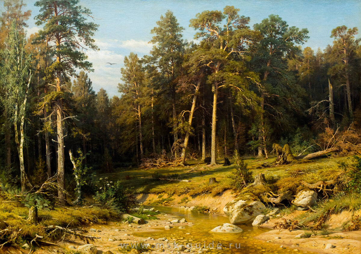 Мачтовый бор в Вятской губернии на картине Ивана ШИШКИНА.