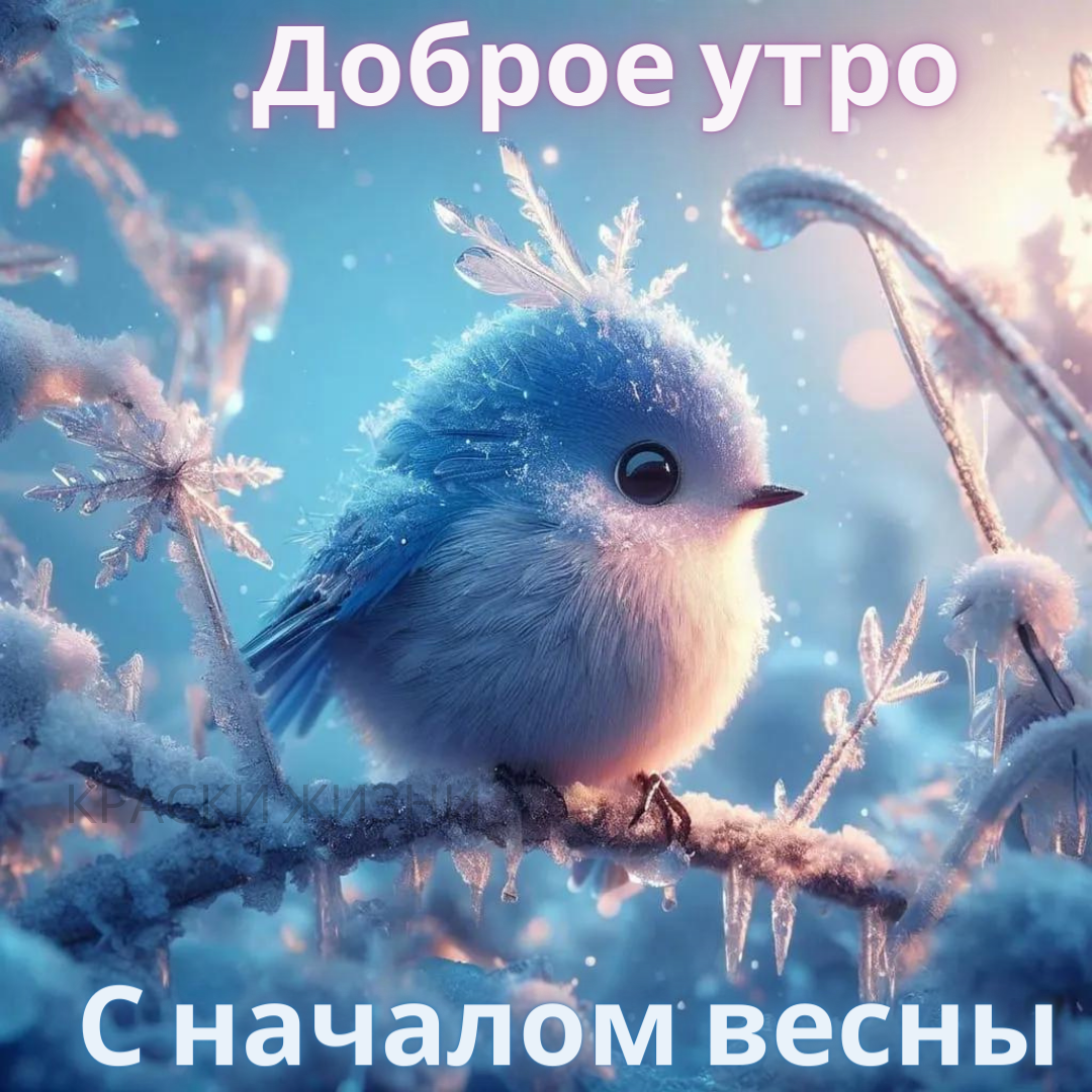 Открытки Первый день весны