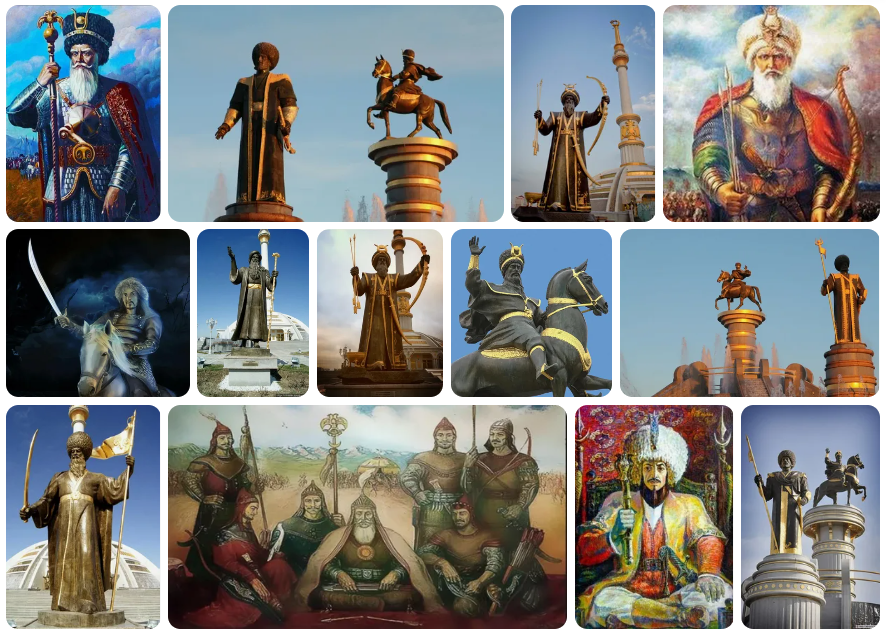 Образ Огуз-хана больше вопринимается как мифический