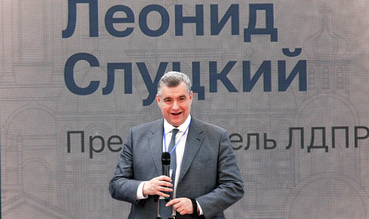    Леонид Слуцкий выступает на выборах как наследник Жириновского. Фото: Александр Авилов/АГН "Москва"