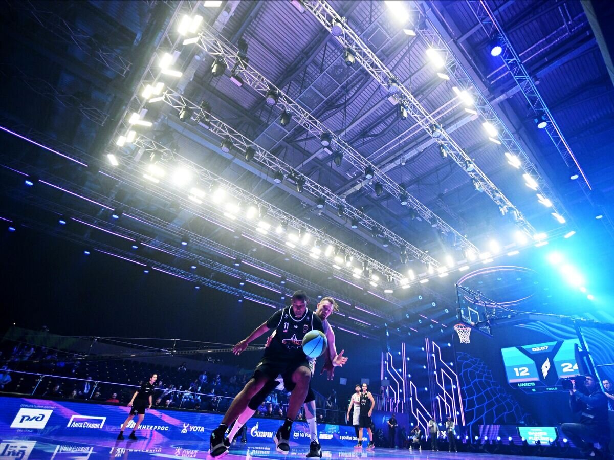    Игры Будущего. Фиджитал-баскетбол. Групповой этап© РИА Новости / Максим Богодвид