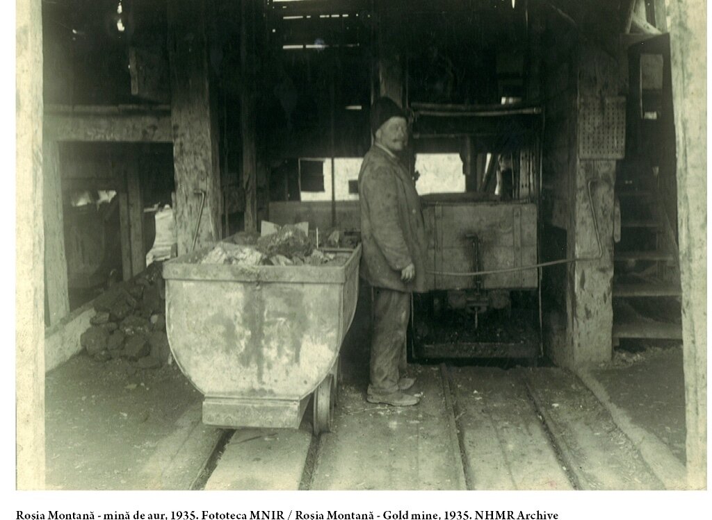 Золотые шахты в 1935 году (с) NHMR (MNIR) Archive