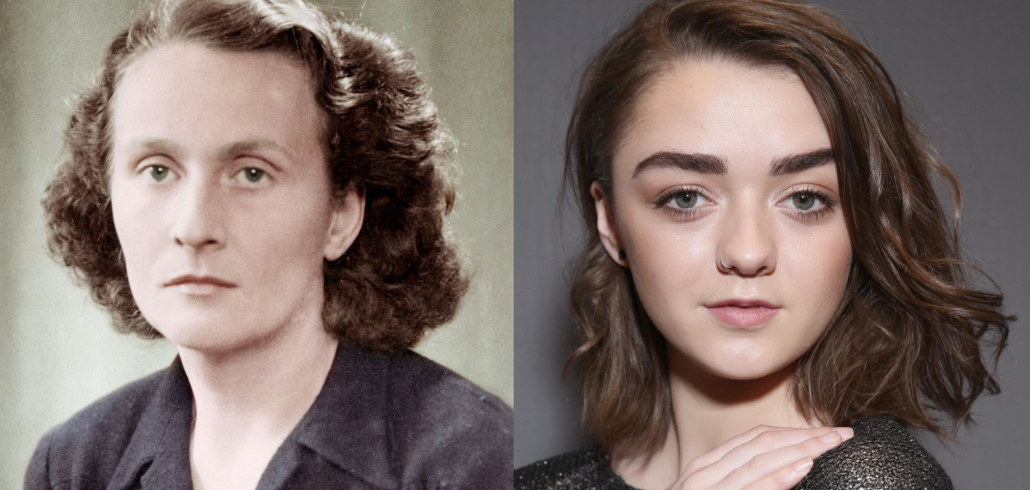 Катрин Диор и сыгравшая её Мэйси Уильямс