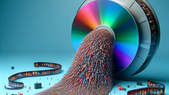 Диск размером с DVD, на котором может храниться 1 миллион фильмов!