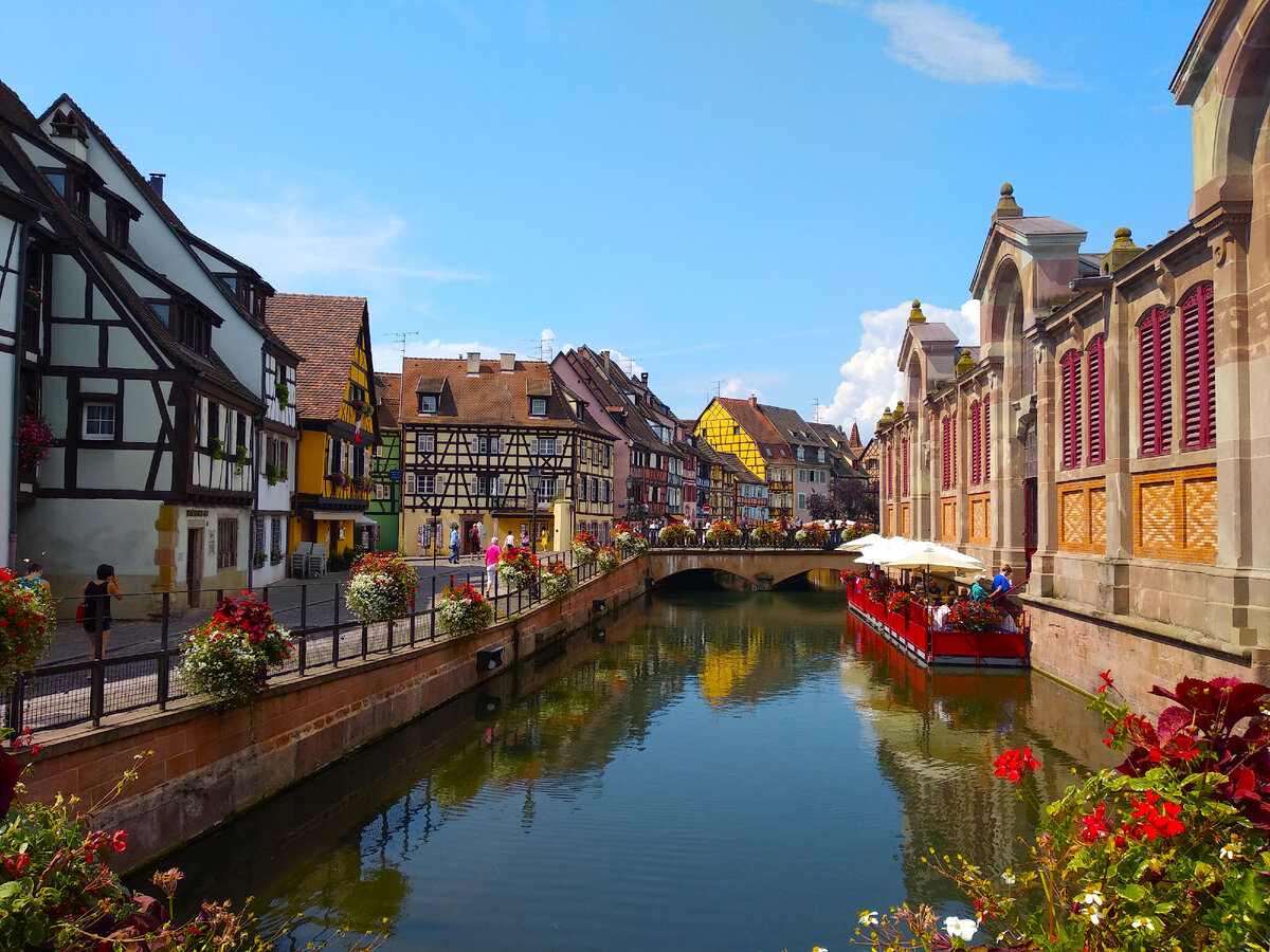 Старый город Кольмара и его "Маленькая Венеция"