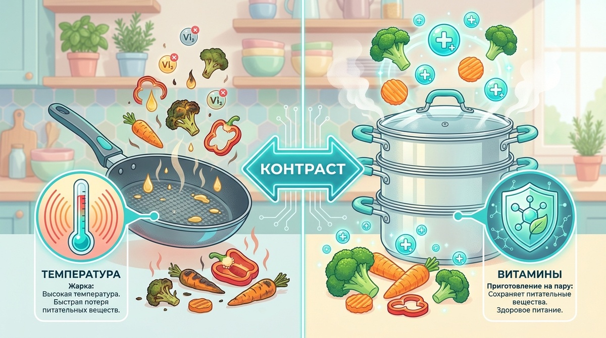 между сковородой и пароваркой может быть важнее выбора между обычным и премиальным сортом