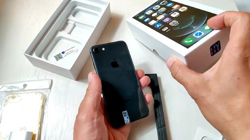 Распаковка iPhone 8 и проверка состояния. Решил попробовать, как это быть яблочным рабом)