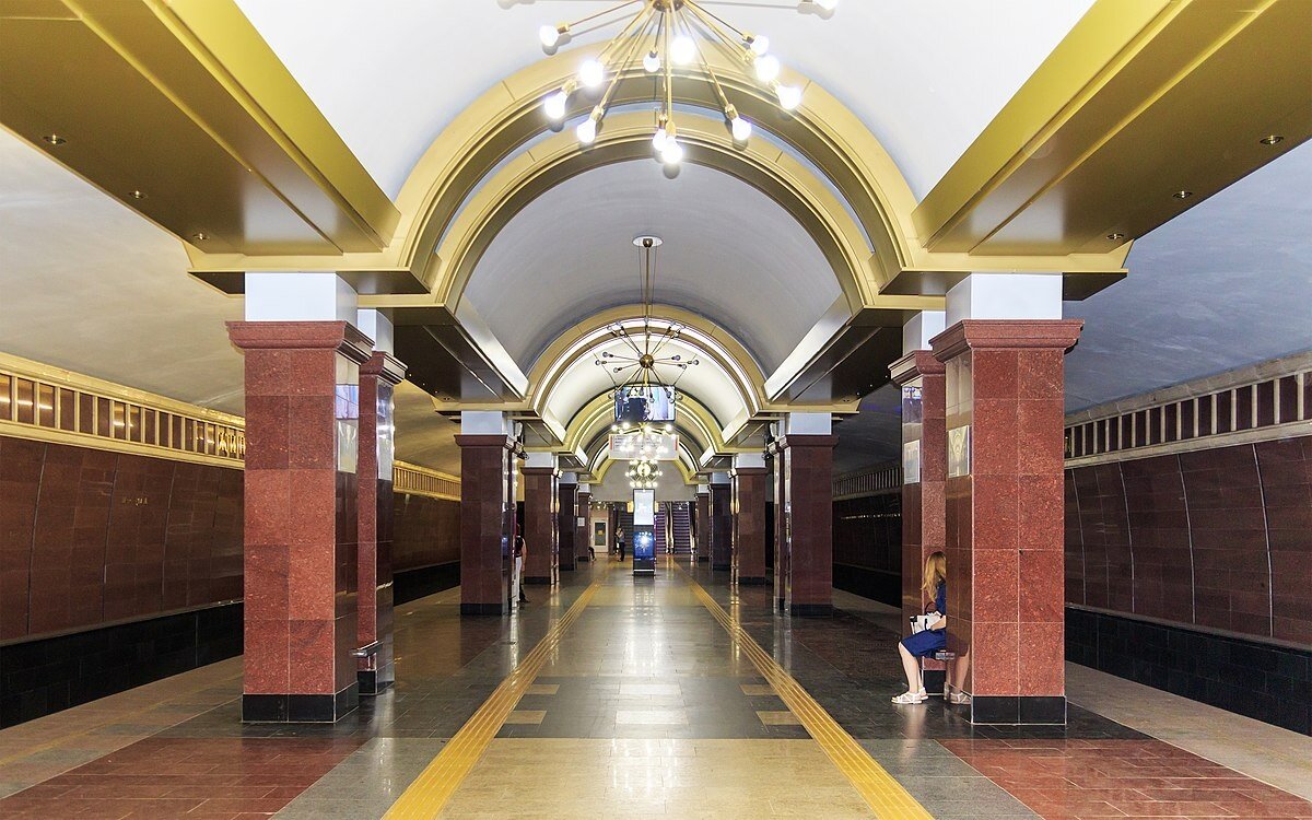 Станция "Проспект Победы" казанского метрополитена
