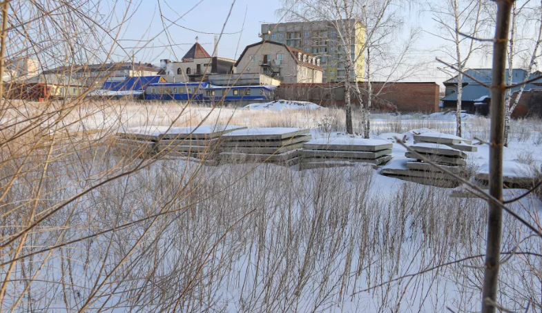 Участок под застройку на улице Пушкина, 30. Источник: Виталий Барабаш