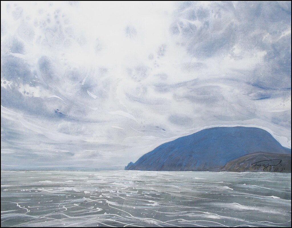 «Облачное кружево над Аю-Дагом».