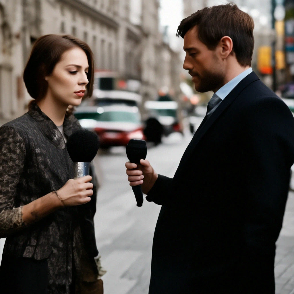 Странно нейросеть представляет интервью