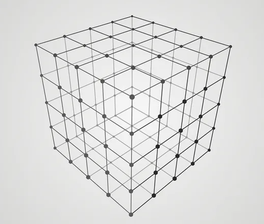 Изображение пространства в виде кубика