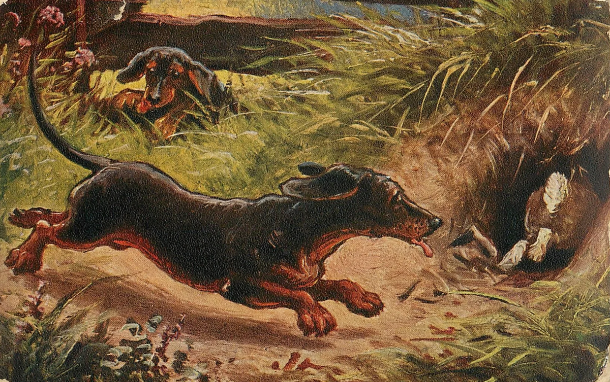 Старая открытка 