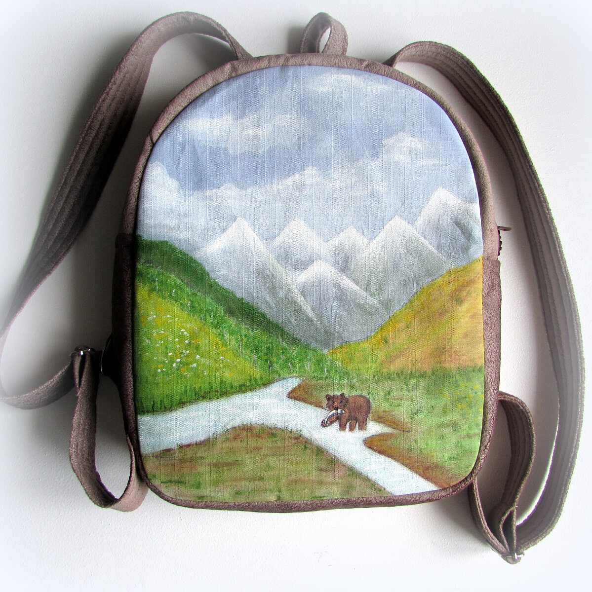 Рюкзак с росписью "Природа"