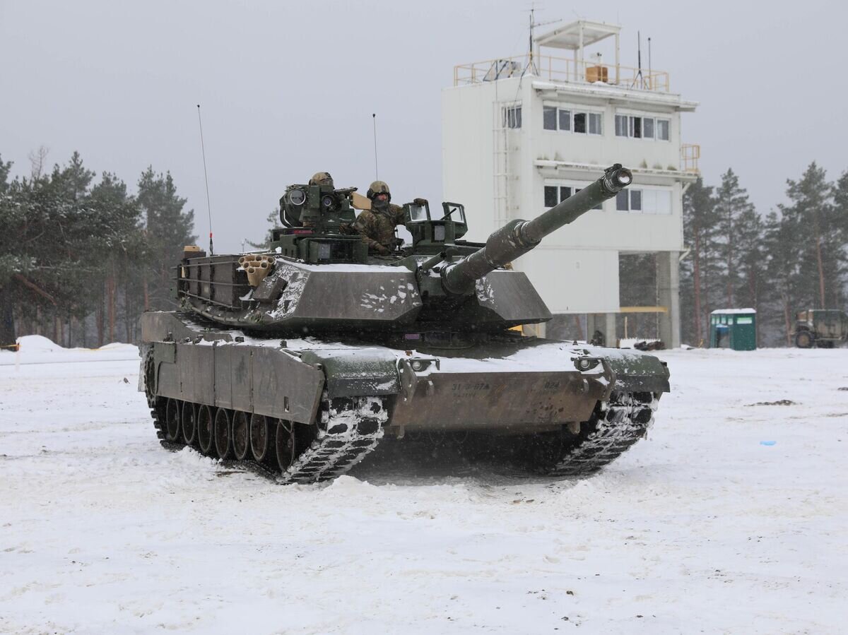    Танк M1A3 Abrams армии США во время учений в Литве© Фото : U.S. Army / Sgt. Anthony Ford