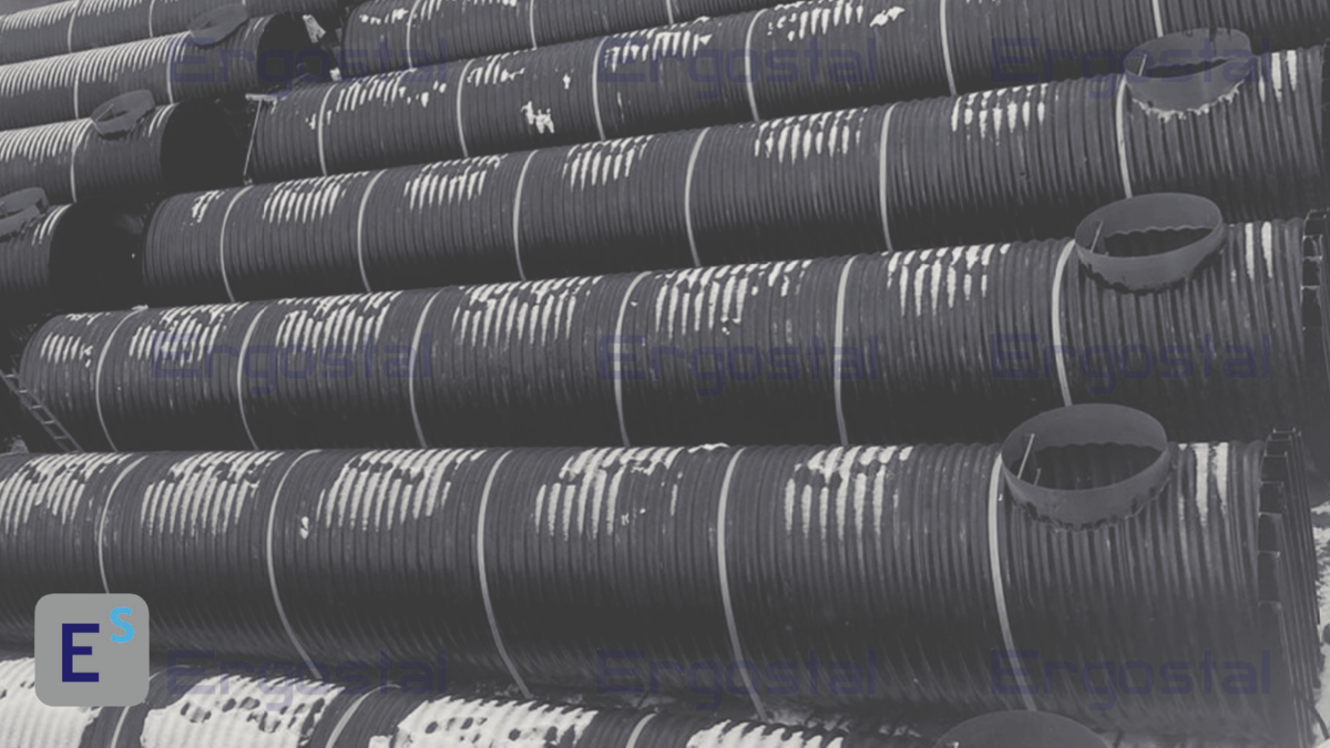 Монтаж секций резервуаров от компании Эргосталь