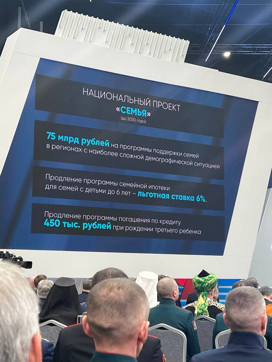 Владимир Путин: Большая многодетная семья должна стать ориентиром  государственной стратегии | Михаил Кизеев - Депутат Госдумы | Дзен