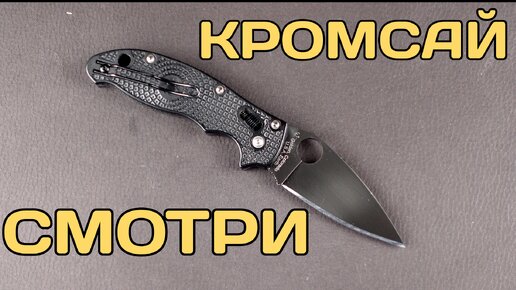 Можно ли исправить линзой слишком острый угол заточки? Spyderco Manix 2 (лёгкий) и его BD1N