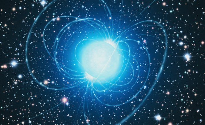 Изображение нейтронной звезды