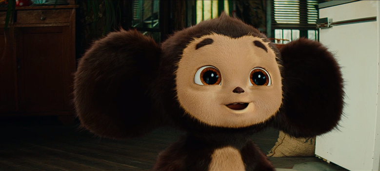 Кадр из фильма «Чебурашка», 2023, Россия