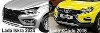Lada Iskra оказалась не совсем новой моделью. Она очень похожа на Lada XCode 2016 года  📷
