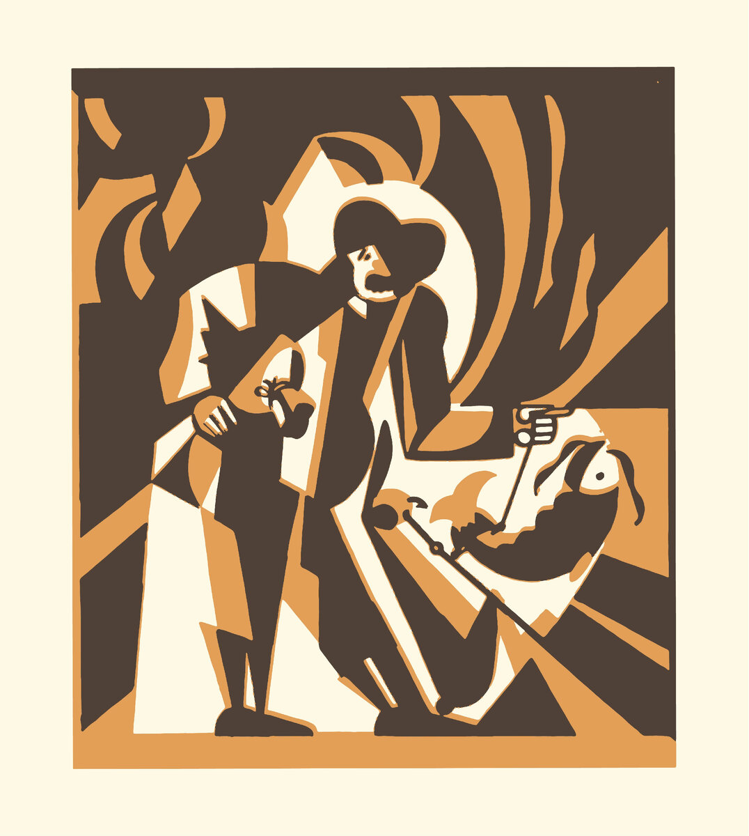 Умархан. Иллюстрации к изданию. Художник А.Х. Кадиев.