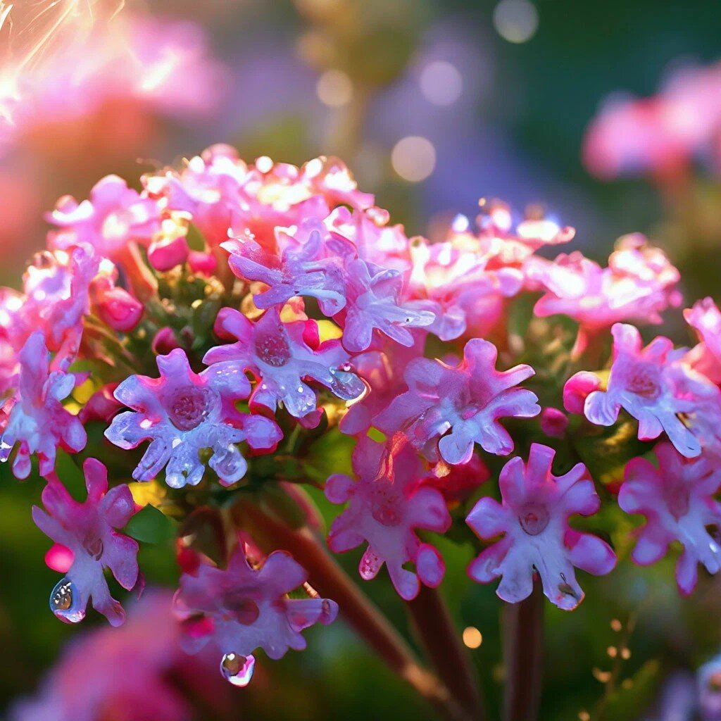 Вербена. Работа автора в нейроетях.