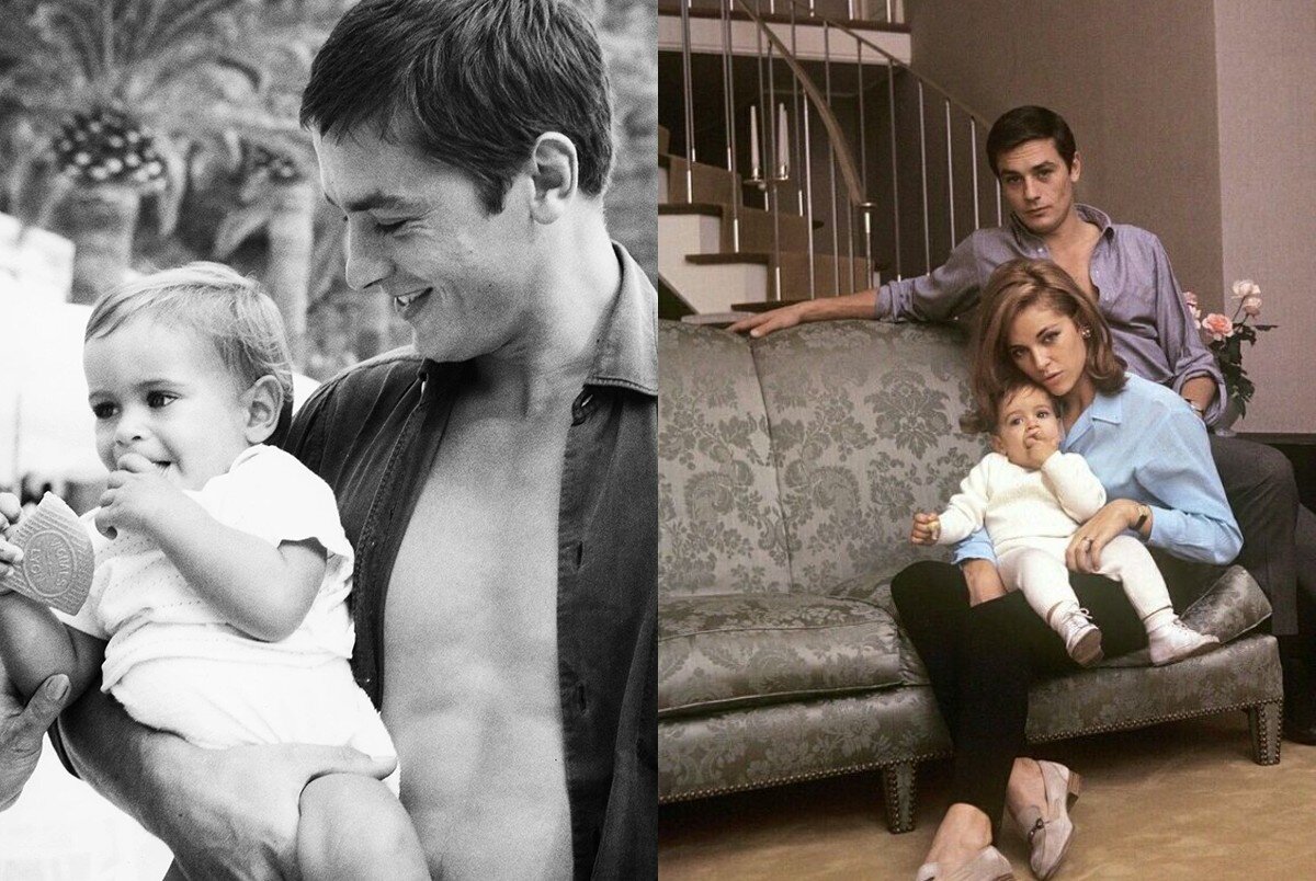 Ален Делон с сыном Энтони