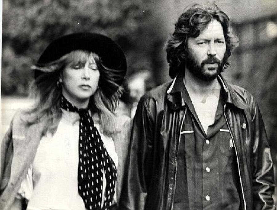 Pattie Boyd & Eric Clapton
