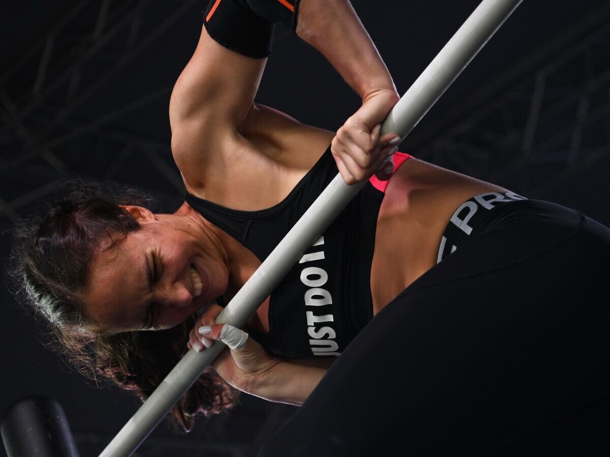    Участница сдачи ГТО в рамках Восточного экономического форума во Владивостоке© РИА Новости / Павел Бедняков