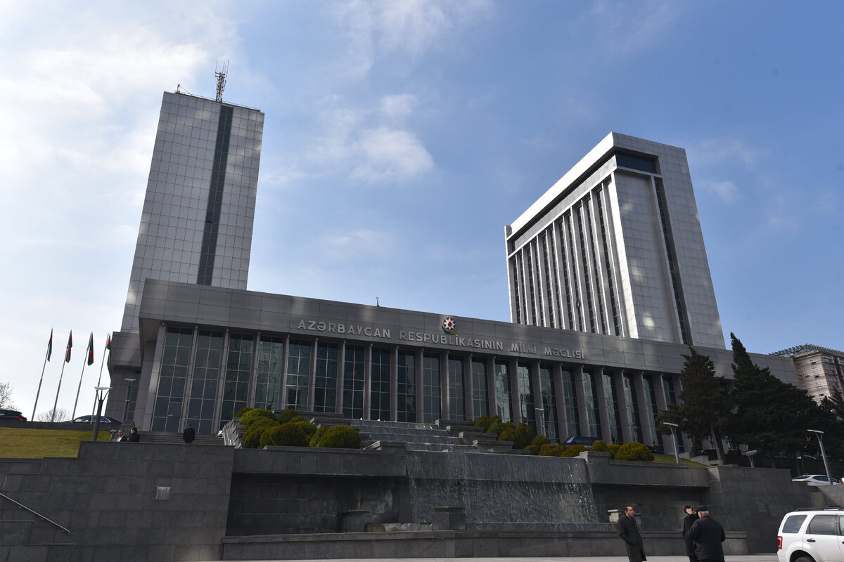 Здание Милли Меджлиса (парламент) Азербайджана © Sputnik / Murad Orujov