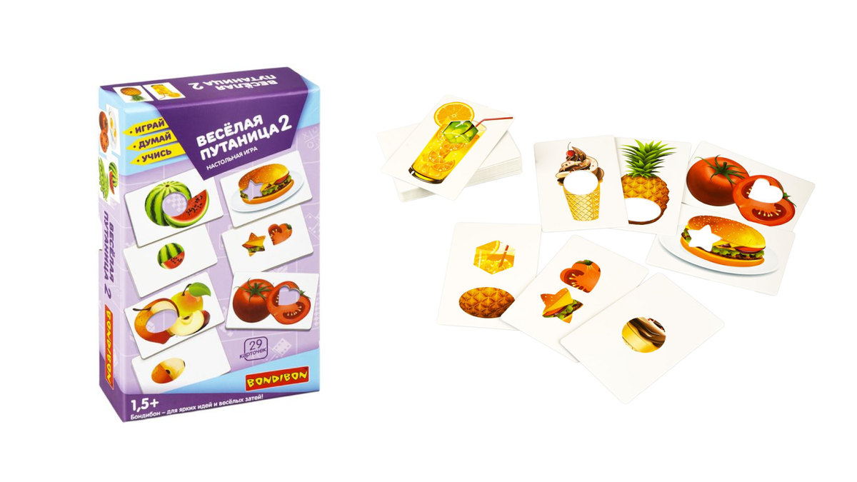 НАСТОЛЬНАЯ ИГРА "ВЕСЁЛАЯ ПУТАНИЦА 2" ИГРАЙ ДУМАЙ УЧИСЬ BONDIBON