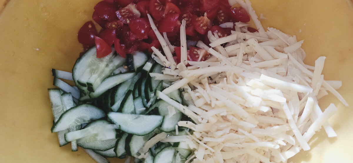 Овощи и сыр