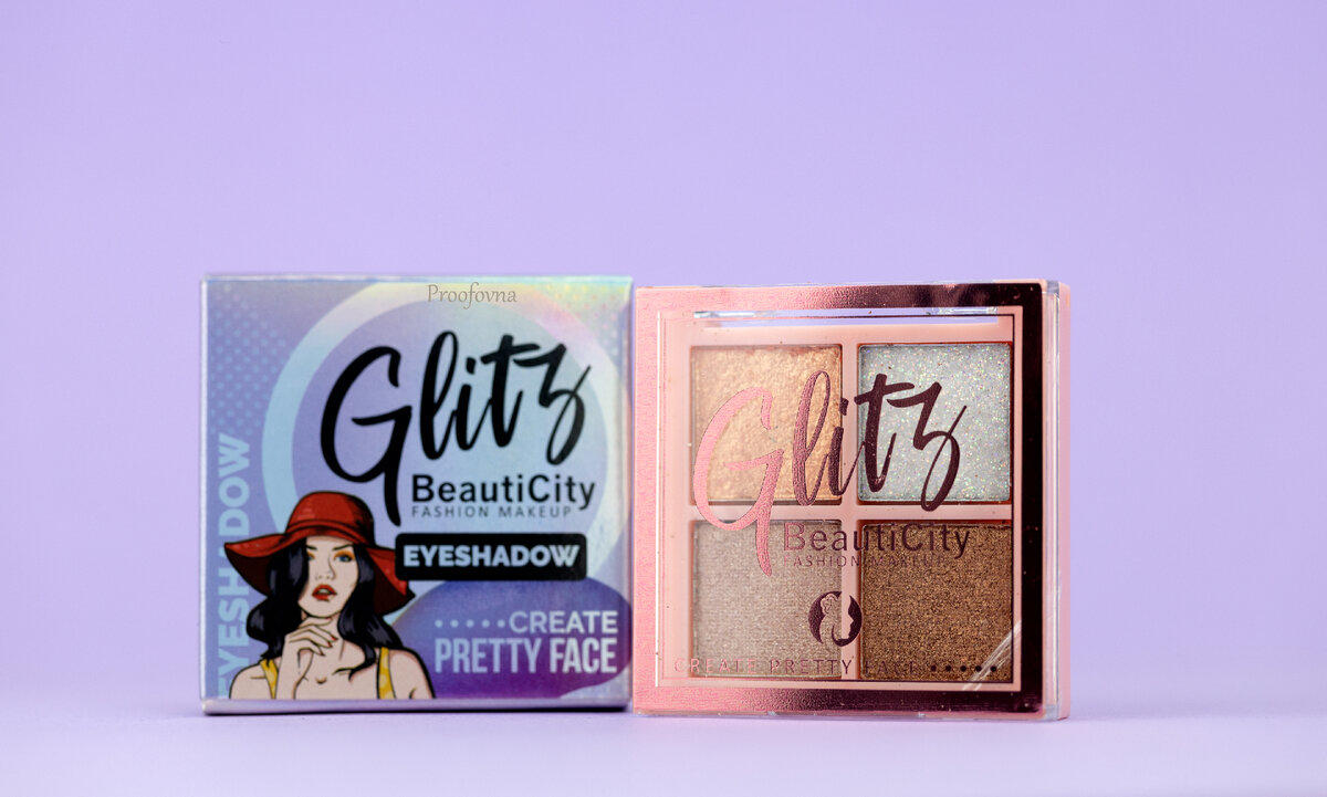 Палетка теней для век BeautyCity glitz