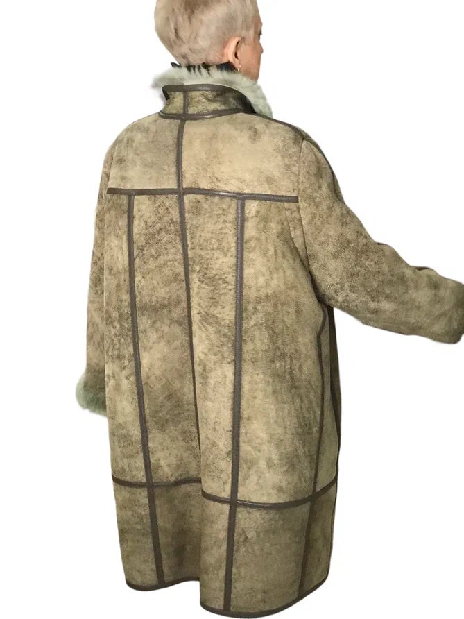 Переделка дубленки "джангл". Ателье Ирины Берзиной.