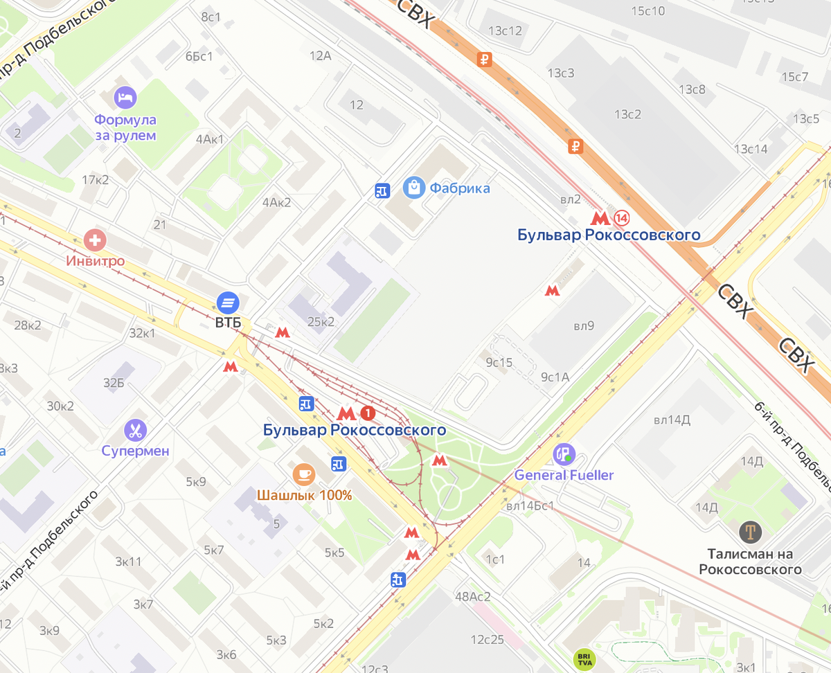 Местоположение участка под строительство ЖК Мангазея в Богородском