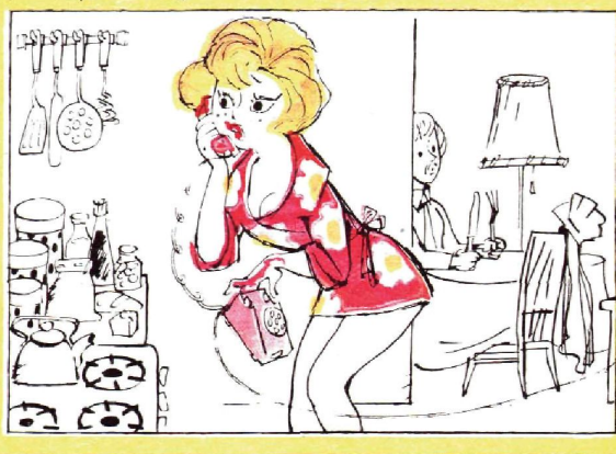 Художник А.Елисеев журнал "Крокодил"№17 1977