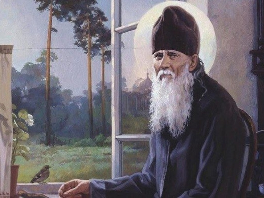 Преподобный Амвросий Оптинский. Портрет.