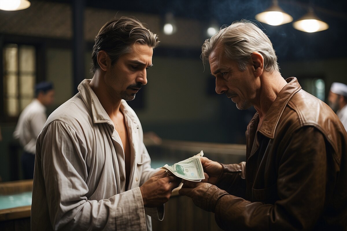 Подкуп банщика. Рассказ "Флиртуша"