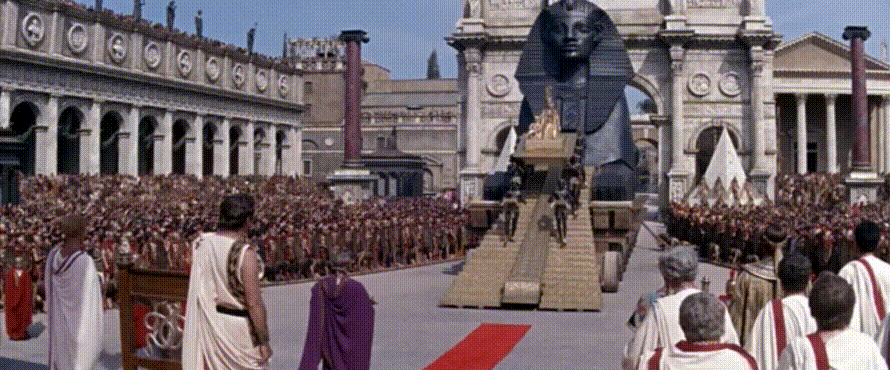 Кадр из фильма «Клеопатра» (1963)