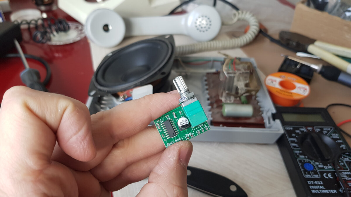 Вот плата стерео усилителя gs27076. на микросхеме PAM8403