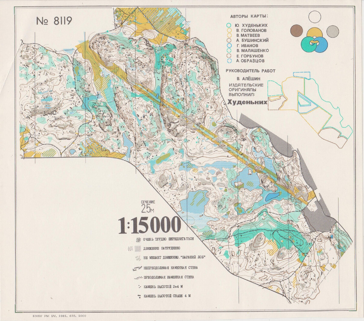 Карта 1го дня. Это только на первый взгляд ничего сложного. А карта с дистанцией приложена к рассказу М.Л.