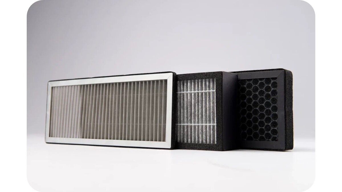 Система фильтрации в бризере ATMEEX AirNanny A7