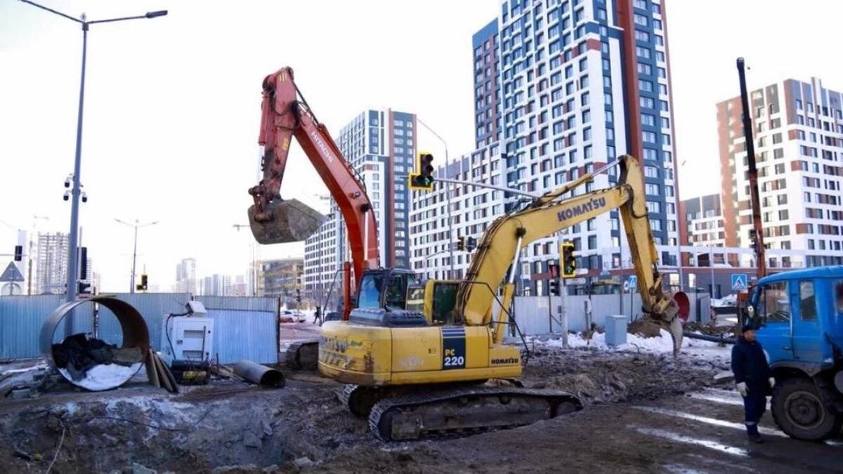    Работы по проспекту Туран в Астане:пресс-служба акимата Астаны