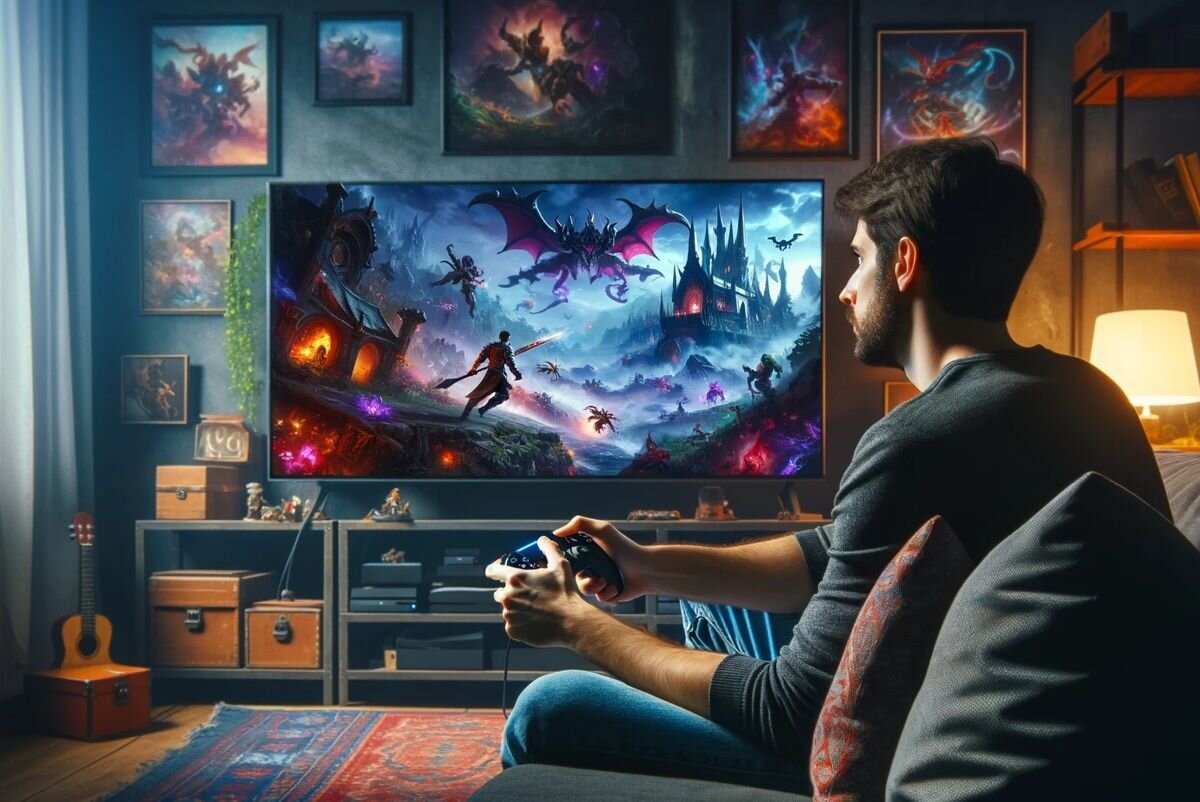 Расскажем о лучших игровых новинках последних лет. Источник: нейросеть📷
