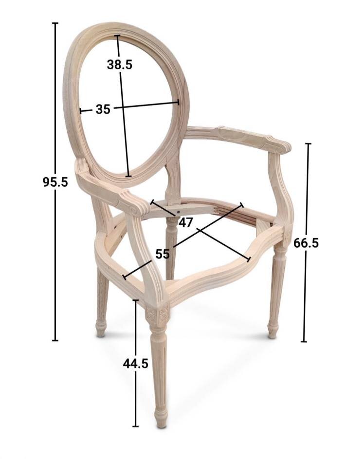 Так выглядит стандартная заготовка стула.