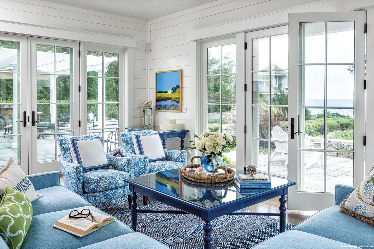 Стиль нантакет в интерьере