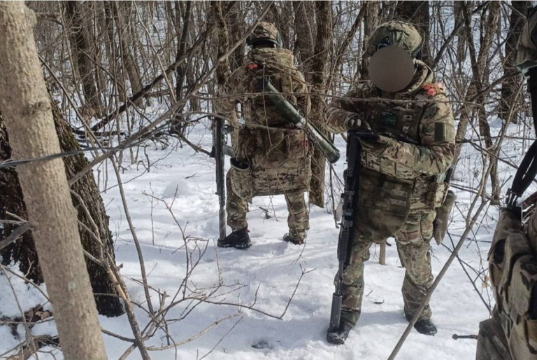 Военнослужащие армейского спецназа России на одном из направлений. Фото: @okspn