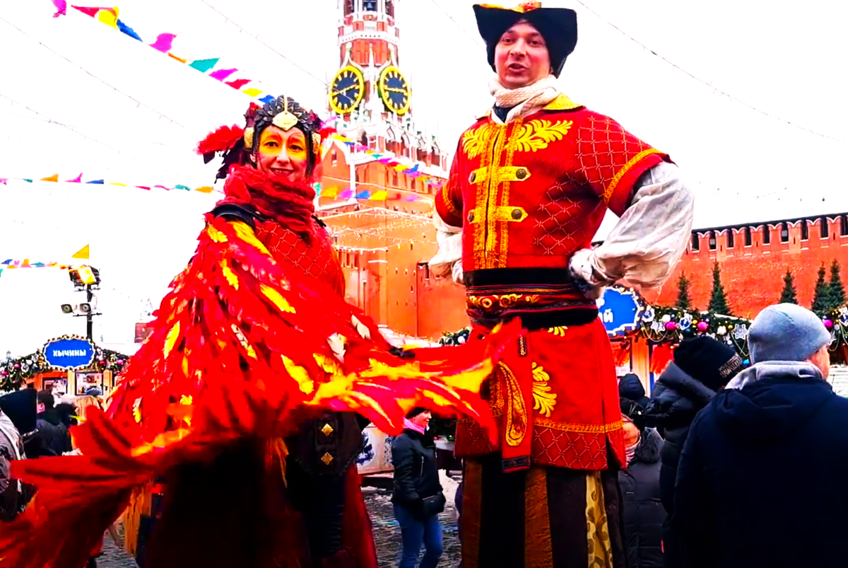 Широкая масленица прошлого года на Красной площади в Москве. Фото автора канала 